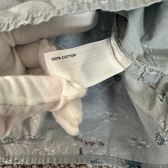 Duluth Trading Co Gray Blue Fishing Print Men's Shirt Size Small - Picture 14 of 15